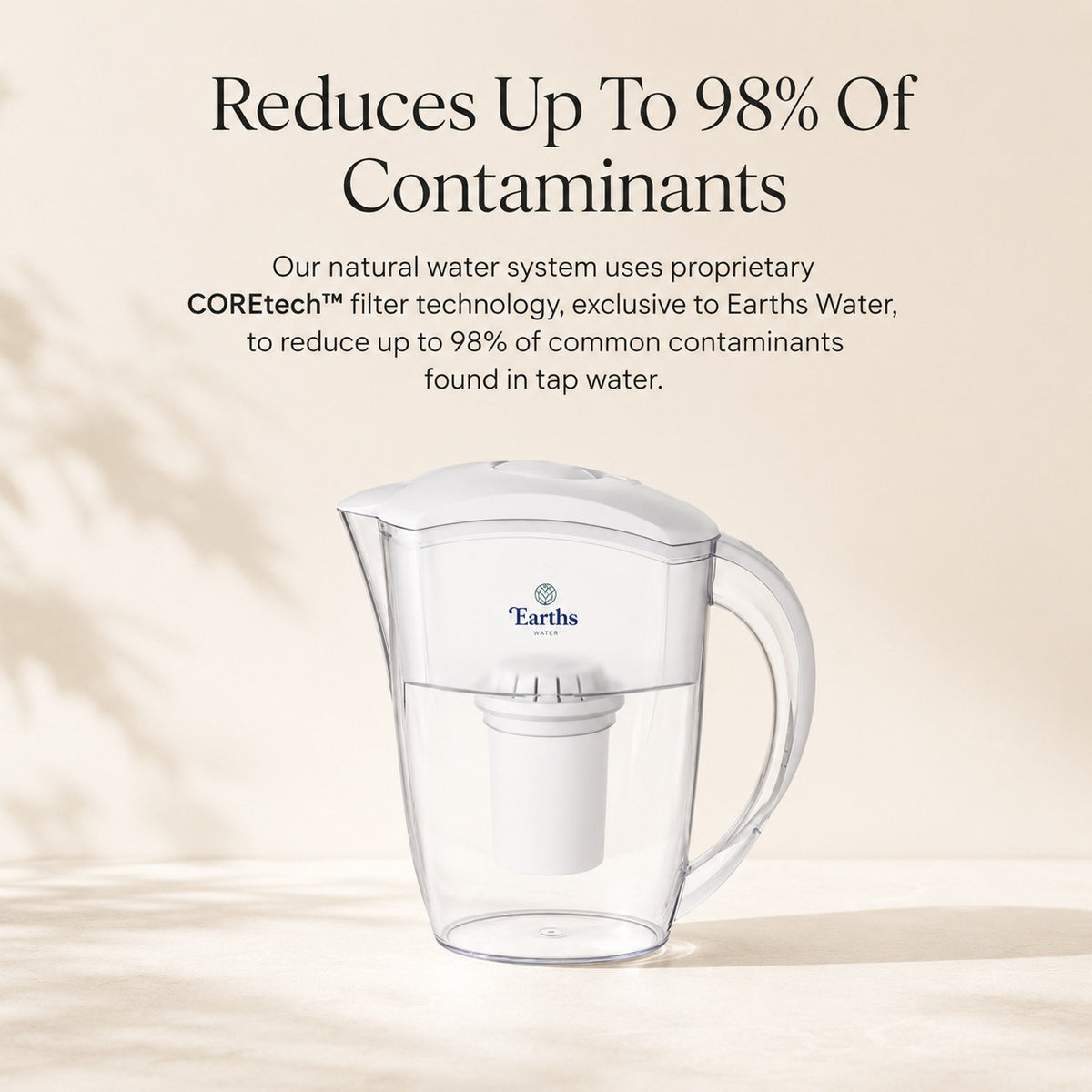 2.4L Water Filter Jug Pitcher