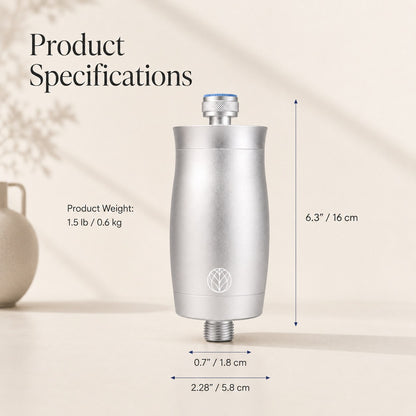 The Original Premium Shower Filter - Silver