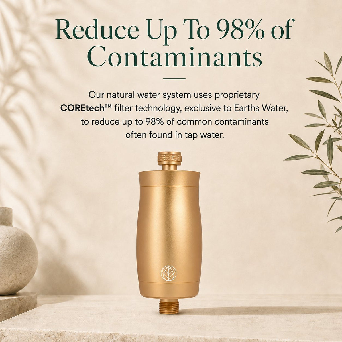 The Original Premium Shower Filter - Gold