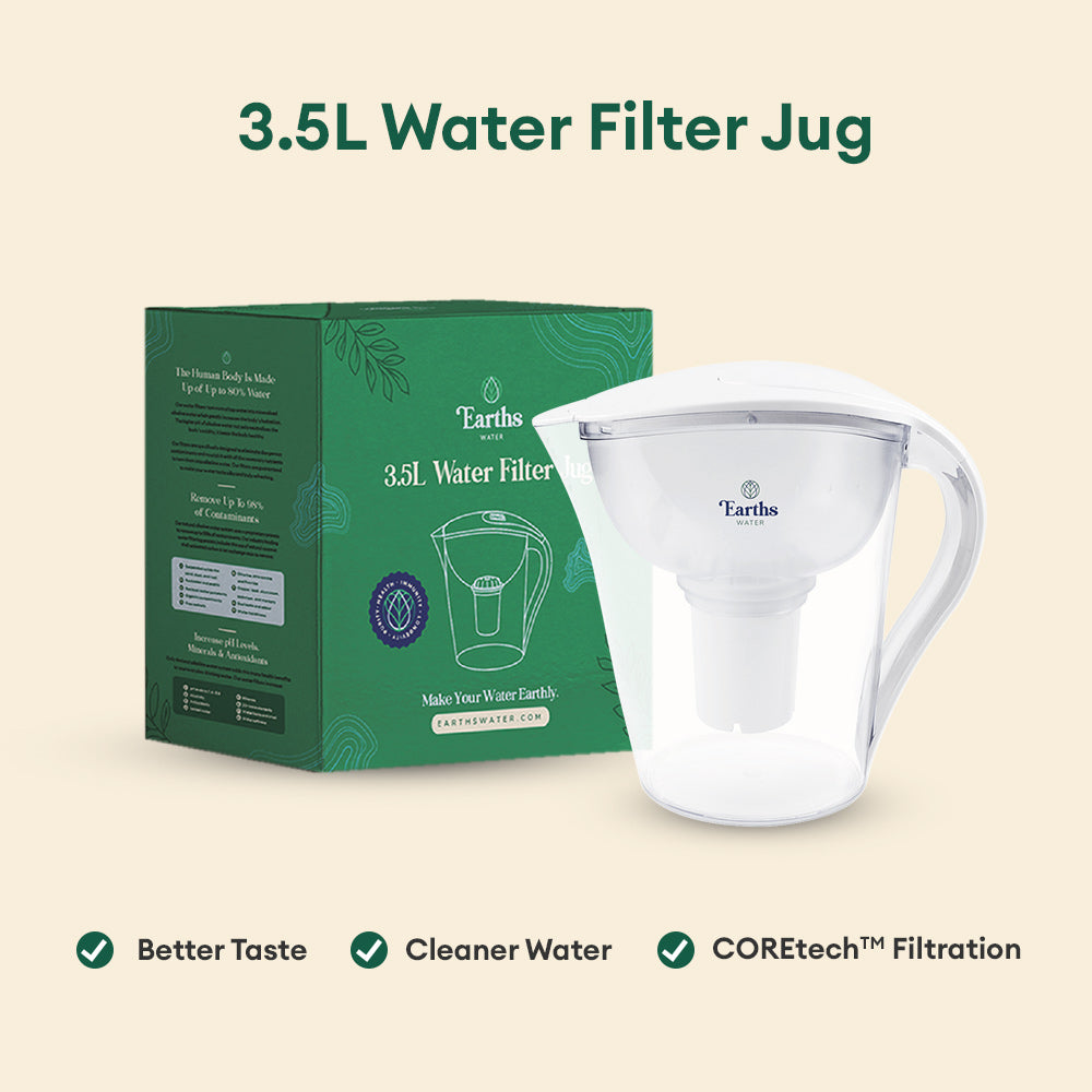 3.5L Large Alkaline Water Filter Jug Pitcher
